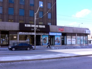 Bloor Dundas Square at Dundas Subway Station