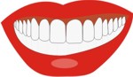 Smiling lips
